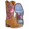 Tin Haul Footwear Women`s Rodeo Sweetheart Tan 11in. Boot -Western Cowboy Equipment Shop 158894 default l