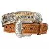 Men's Nocona 1-1/2in Natural Basket Stamp Belt -Western Cowboy Equipment Shop 1591 default l