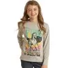 Rock & Roll Denim Girls Graphic Horse Tee -Western Cowboy Equipment Shop 159153 default l