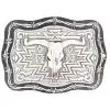 M&F Silver And Black Skull Head Buckle -Western Cowboy Equipment Shop 15936 default l