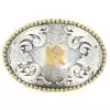 M&F R Initial Belt Buckle -Western Cowboy Equipment Shop 15953 default l