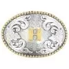 M&F H Initial Belt Buckle -Western Cowboy Equipment Shop 15968 default l