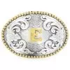 M&F E Initial Belt Buckle -Western Cowboy Equipment Shop 15971 default l