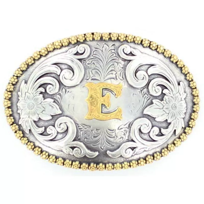 M&F E Initial Belt Buckle 3 M&F E Initial Belt Buckle
