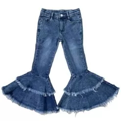 Shea Baby Denim Ruffle Bells