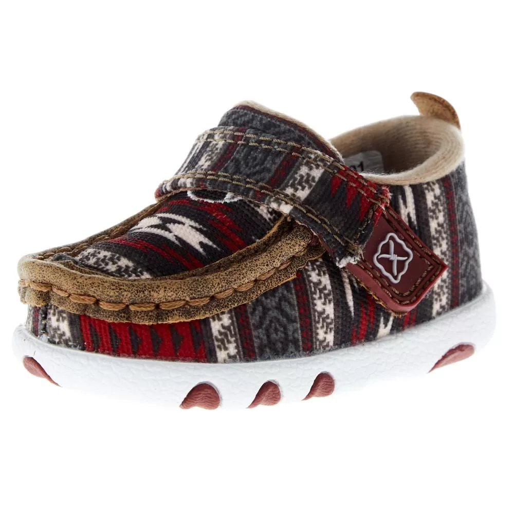 Twisted X Hooey Red Aztec Driving Moc 3 Twisted X Hooey Red Aztec Driving Moc