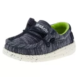Heydude Toddler Hey Dude Wally Stretch Navy Speckle Casual
