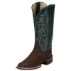 Justin Boots Women`s AQHA Cowgal Cigar Full Quill Ostrich 13 In Boot