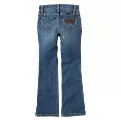 Wrangler Girl's Premium Patch Bootcut Jeans