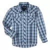 Wrangler Boy's Wrinkle Resist Long Sleeve Western Shirt