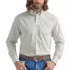 Wrangler Men's George Strait Green Button Down -Western Cowboy Equipment Shop 161666 default l