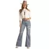 Rock & Roll Denim Womens Distressed Comfort Flare -Western Cowboy Equipment Shop 162526 default l