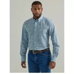 Wrangler Wrangle Boys George Strait L/S Shirt