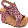 Corkys Footwear Womens Carley Mixed Berry Glitter Wedge Sandal -Western Cowboy Equipment Shop 165570 default l