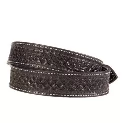 Texas Saddlery Black Waffle Pattern Belt -Western Cowboy Equipment Shop 1W14 1