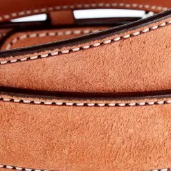 Texas Saddlery Mahogany Roughout Belt -Western Cowboy Equipment Shop 1W57 2