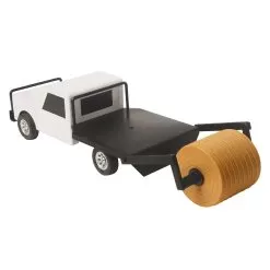 Little Buster Toys Black And White Flatbed Hay Truck -Western Cowboy Equipment Shop 200844 2