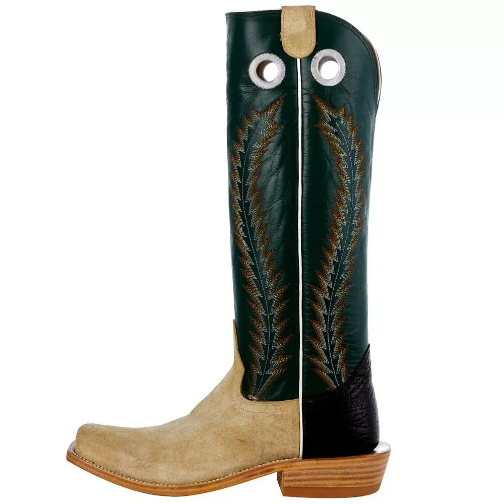 Hondo Enterprises Inc Men's Honey Roughout Shoulder 16in. Emerald Green Stove Top Boot 6 Hondo Enterprises Inc Men's Honey Roughout Shoulder 16in. Emerald Green Stove Top Boot - Image 4
