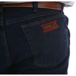 Wrangler Men's 20X Original Fit Stone Dark Jeans -Western Cowboy Equipment Shop 22MWXSN pocket