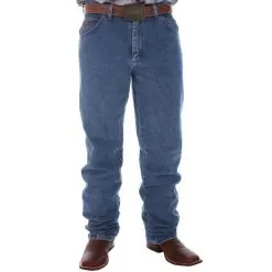 Wrangler Men's 20X Medium Wash Relaxed Fit Jeans -Western Cowboy Equipment Shop 22MWXVM front2