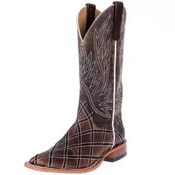 Horsepower Men's Sabotage Moka Patchwork Cowboy Boots
