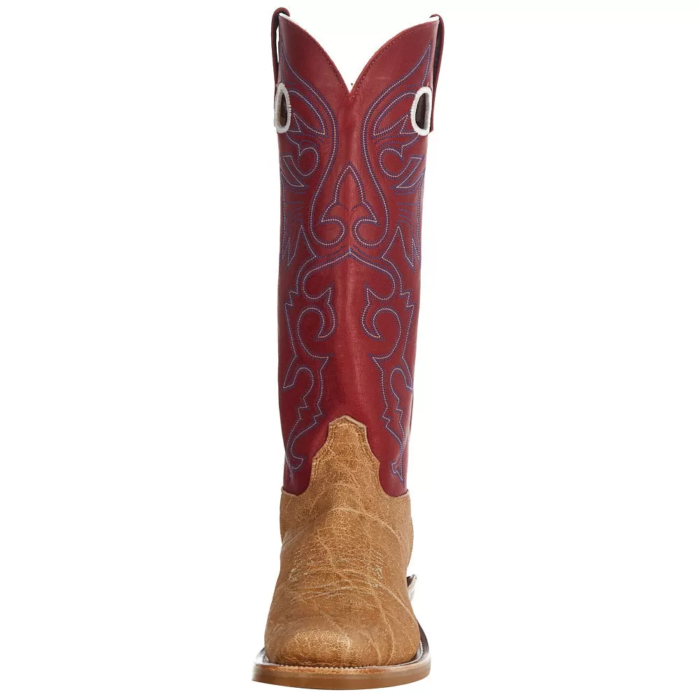 Olathe Boot Company Men's Ride Ready Umber Elephant 15in. Cherry Buffamonte Top Cutter Toe Boot 4 Olathe Boot Company Men's Ride Ready Umber Elephant 15in. Cherry Buffamonte Top Cutter Toe Boot - Image 2