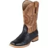 Roper Footwear Kid's Black Ostrich Print Cowboy Boots
