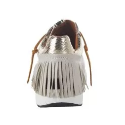 Shu Shop Ladies Bone Pepa Fringe Tennis Shoe -Western Cowboy Equipment Shop 313 112 4