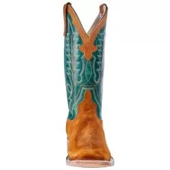 Anderson Bean Men's Wheatbuck Waxy Kudu Roughout 13in. Navajo Bison Top Boot -Western Cowboy Equipment Shop 329081 2