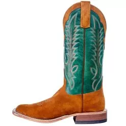 Anderson Bean Men's Wheatbuck Waxy Kudu Roughout 13in. Navajo Bison Top Boot -Western Cowboy Equipment Shop 329081 3