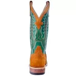 Anderson Bean Men's Wheatbuck Waxy Kudu Roughout 13in. Navajo Bison Top Boot -Western Cowboy Equipment Shop 329081 4