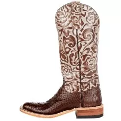 Anderson Bean Women`s AB Dark Brown Matte Python Rusty Old Tin Roof Cowgirl Boots 9 Anderson Bean Women`s AB Dark Brown Matte Python Rusty Old Tin Roof Cowgirl Boots -Western Cowboy Equipment Shop 331561 3