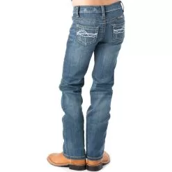 Cowgirl Tuff Co Girl's Don't Fence Me In Jeans