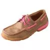 Twisted X Women's Twisted X Breast Cancer Awareness Bomber Boat Shoe -Western Cowboy Equipment Shop 39388 default l