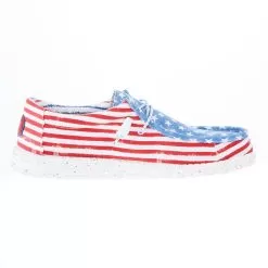 Heydude Men's Hey Dude Wally Patriotic Stars And Stripes Casual -Western Cowboy Equipment Shop 40001 9C8 05