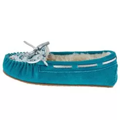 Minnetonka Kids Cassie Turquoise Unicorn Slipper 9 Minnetonka Kids Cassie Turquoise Unicorn Slipper -Western Cowboy Equipment Shop 48152 03