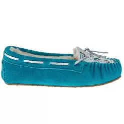 Minnetonka Kids Cassie Turquoise Unicorn Slipper 11 Minnetonka Kids Cassie Turquoise Unicorn Slipper -Western Cowboy Equipment Shop 48152 05