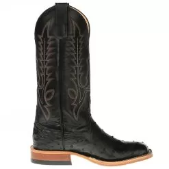 Anderson Bean Men's Black Full Quill Ostrich Cowboy Boots 11 Anderson Bean Men's Black Full Quill Ostrich Cowboy Boots -Western Cowboy Equipment Shop 5401A 4