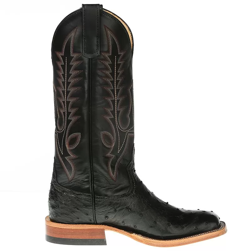 Anderson Bean Men's Black Full Quill Ostrich Cowboy Boots 7 Anderson Bean Men's Black Full Quill Ostrich Cowboy Boots - Image 5