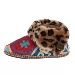 Women's M+F Multi Aztec Cheetah Slipper -Western Cowboy Equipment Shop 5729097 3