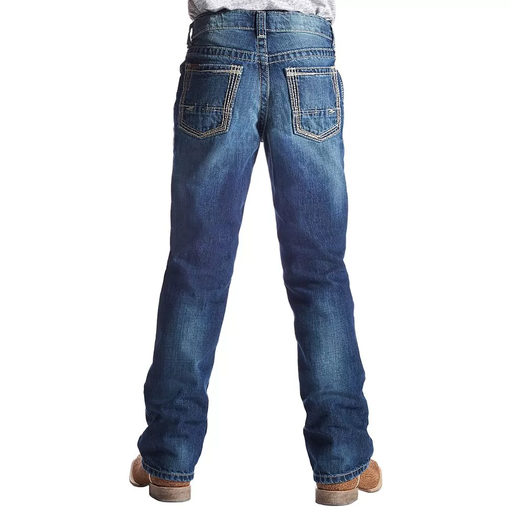 Ariat Boy's B5 Boundary Med Wash Jeans 3 Ariat Boy's B5 Boundary Med Wash Jeans