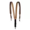 Men's M&F Western Gallus Ostrich Print Tan Suspenders -Western Cowboy Equipment Shop 70511 default l