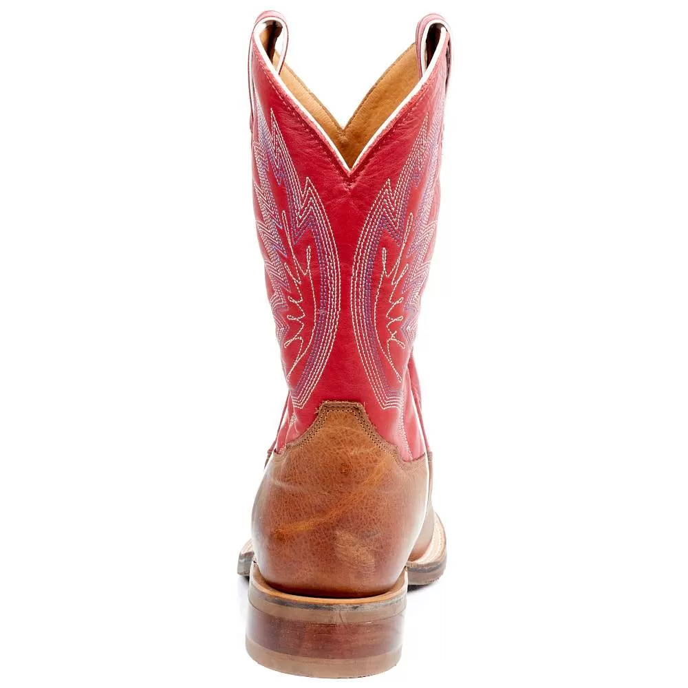 Tony Lama Men`s Tony Lama Brayden Cedar Brown 11in. TImeless Red Top Round Toe 6 Tony Lama Men`s Tony Lama Brayden Cedar Brown 11in. TImeless Red Top Round Toe - Image 4