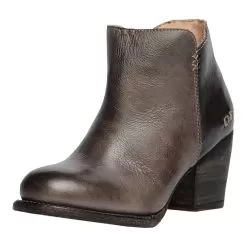 Bed Stu Women's Yell Smoke Grey/Black Rustic Shorty Boot