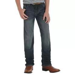 Wrangler Boys Retro Slim Straight Jeans -Western Cowboy Equipment Shop 88BWZJM 1