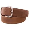 Men's Silver Creek Classic Brown Leather Belt 53709 -Western Cowboy Equipment Shop 9176 default l