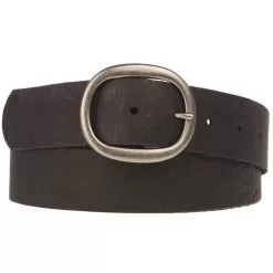 Gem Dandy Accessories Ladies Black Belt With Non Stitched Edges