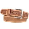 Mens Distressed Medium Brown Croc Belt -Western Cowboy Equipment Shop 92253 default l