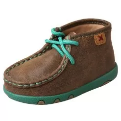 Twisted X Infant Driving Mocs Bomber And Turquoise Shoe