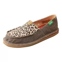 Twisted X Womens E Casual Loafer Leopard Print